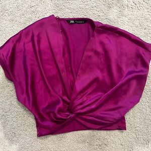 Satin Zara Crop Top